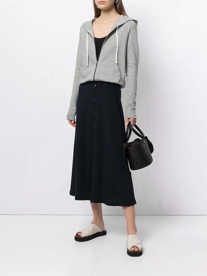 Fleece Drawstring Hoodie
