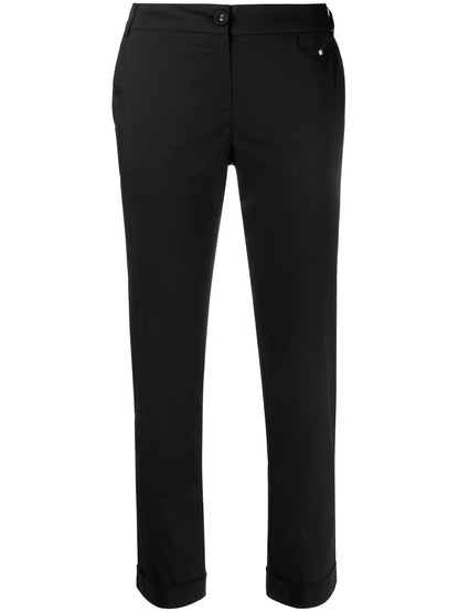 Slim-Fit Cropped Trousers