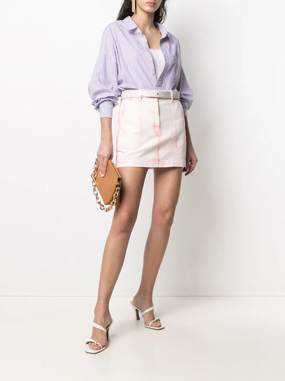 Denim Mini Skirt