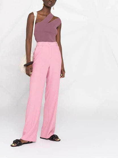 High Waist Tailored Trousers