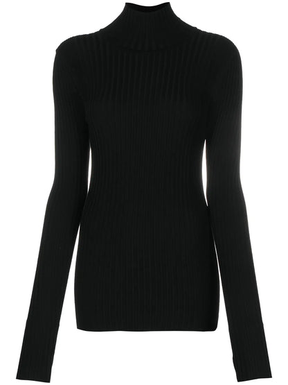 Roll-Neck Fitted Jumper