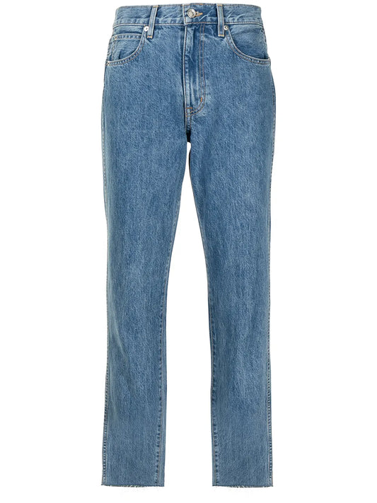 Hero High-Rise Straight-Leg Jeans