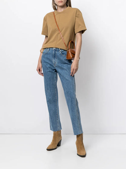 Hero High-Rise Straight-Leg Jeans