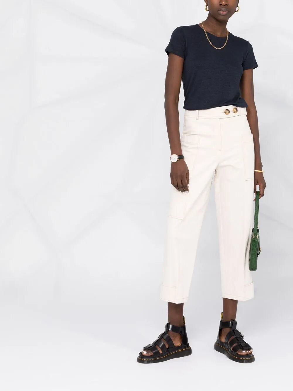 Short-Sleeved Linen T-Shirt