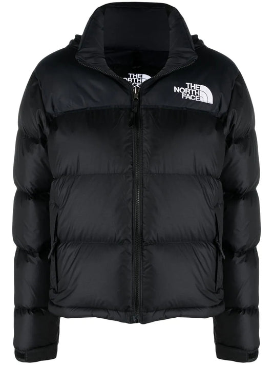 Embroidered-Logo Puffer Jacket
