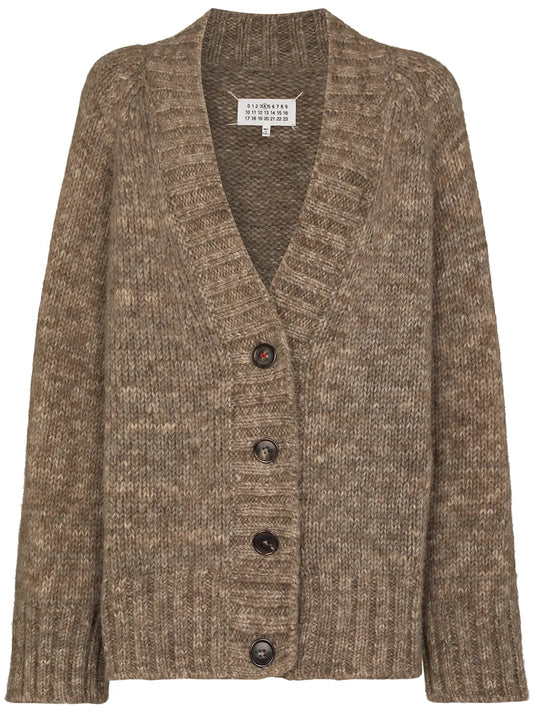 Oversized Mélange Cardigan