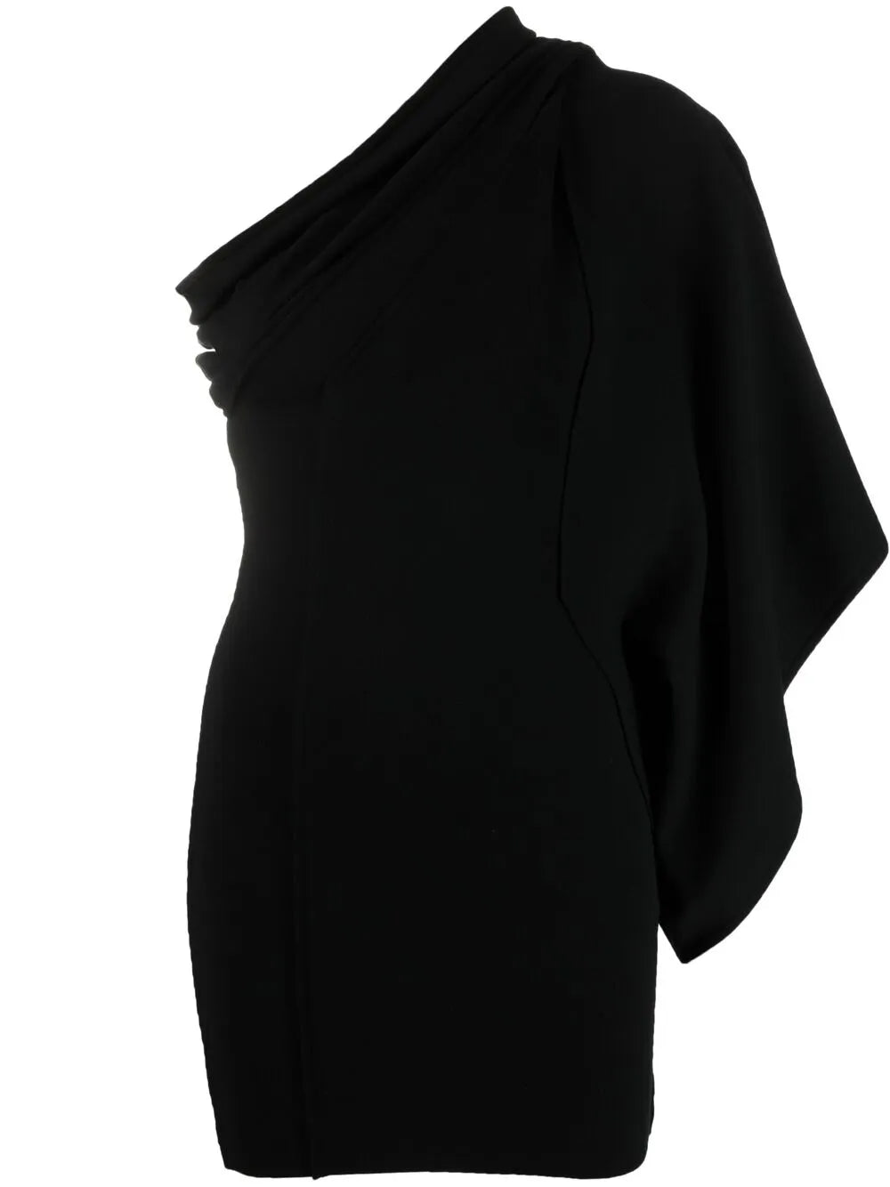Athena Voluminous Cold-Shoulder Dress
