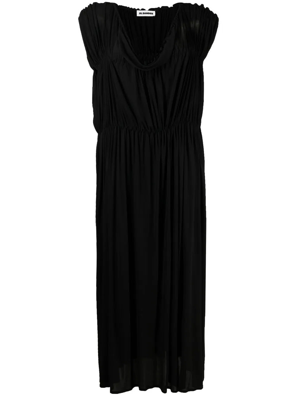 Gathered Tiered Long Dress