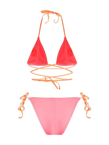 Tanning Wrap-Style Bikini