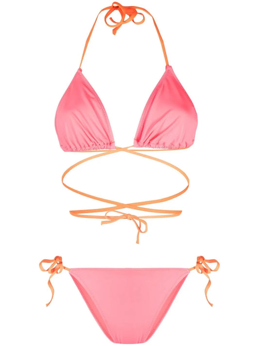 Tanning Wrap-Style Bikini