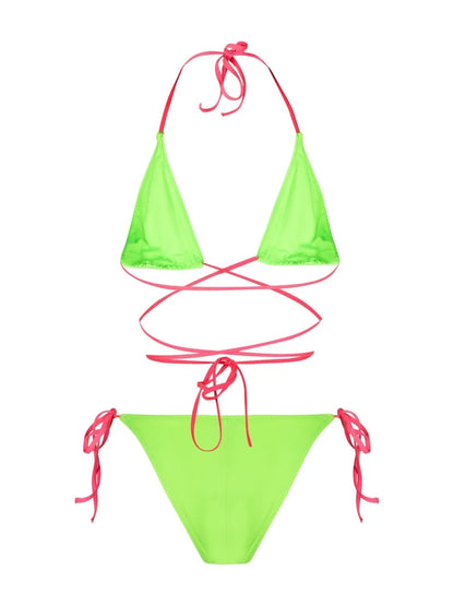 Tanning Wrap-Style Bikini
