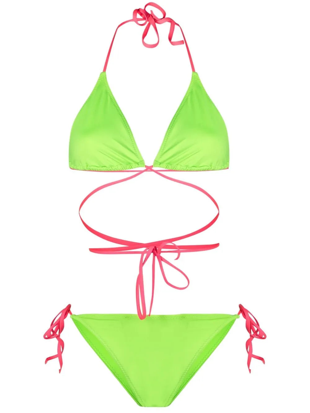 Tanning Wrap-Style Bikini