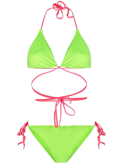Tanning Wrap-Style Bikini