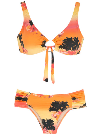 Print Ilha De Hibiscus Bikini Set