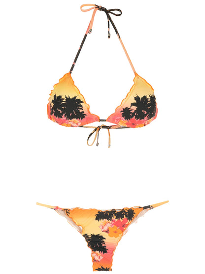 Print Ilha De Hibiscus Bikini Set
