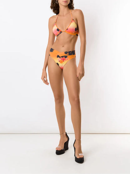 Print Ilha De Hibiscus Bikini Set