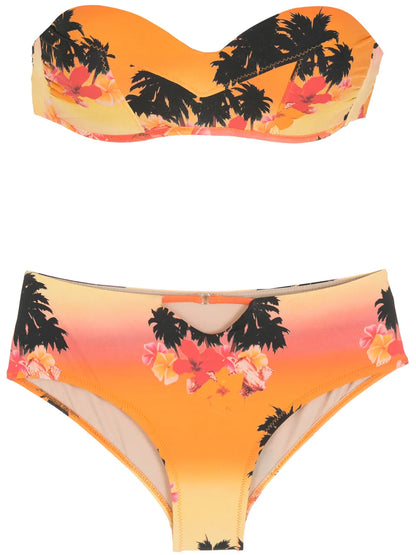 Print Ilha De Hibiscus Bikini Set