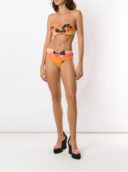 Print Ilha De Hibiscus Bikini Set