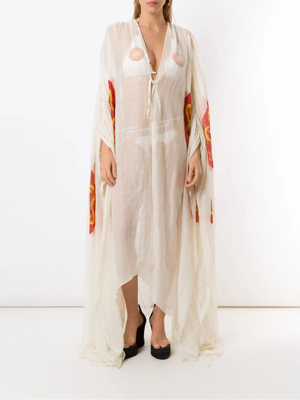 Silk Long Shirt Dress