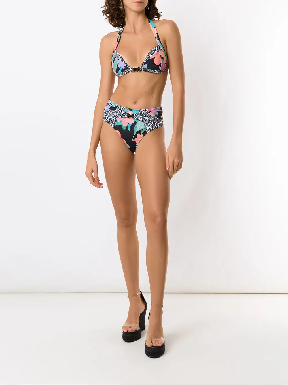 Print Hibiscus Bikini Set