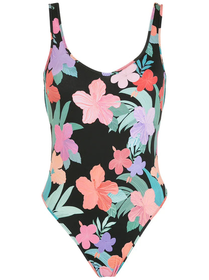 Print Hibiscus Swimsuit