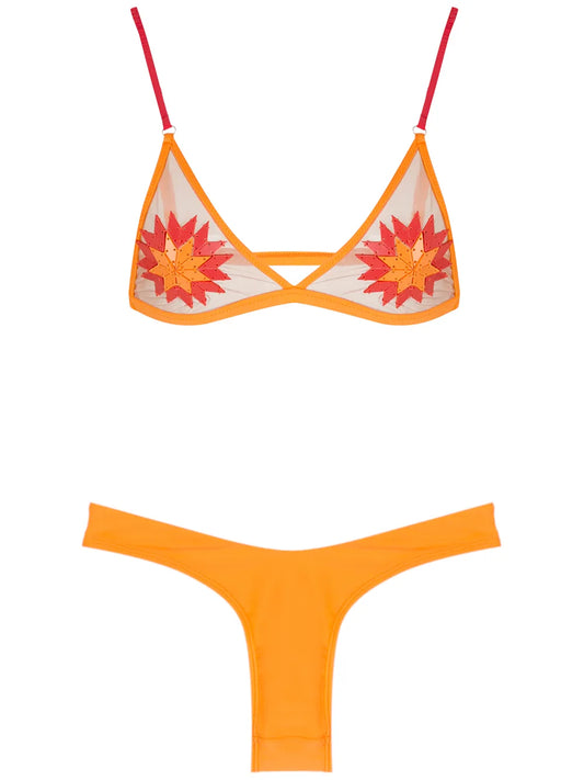 Embroidery Sol Bikini Set