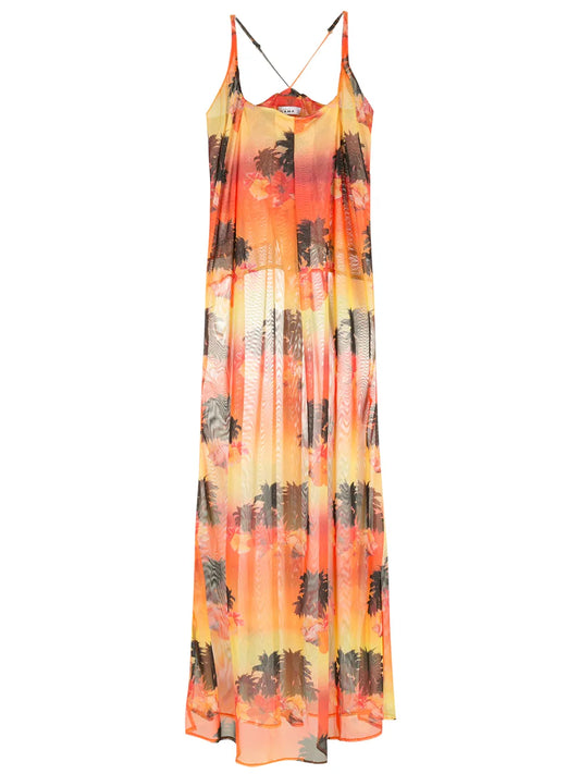Printed Long Dress