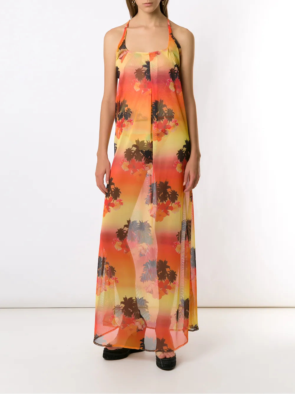 Printed Long Dress