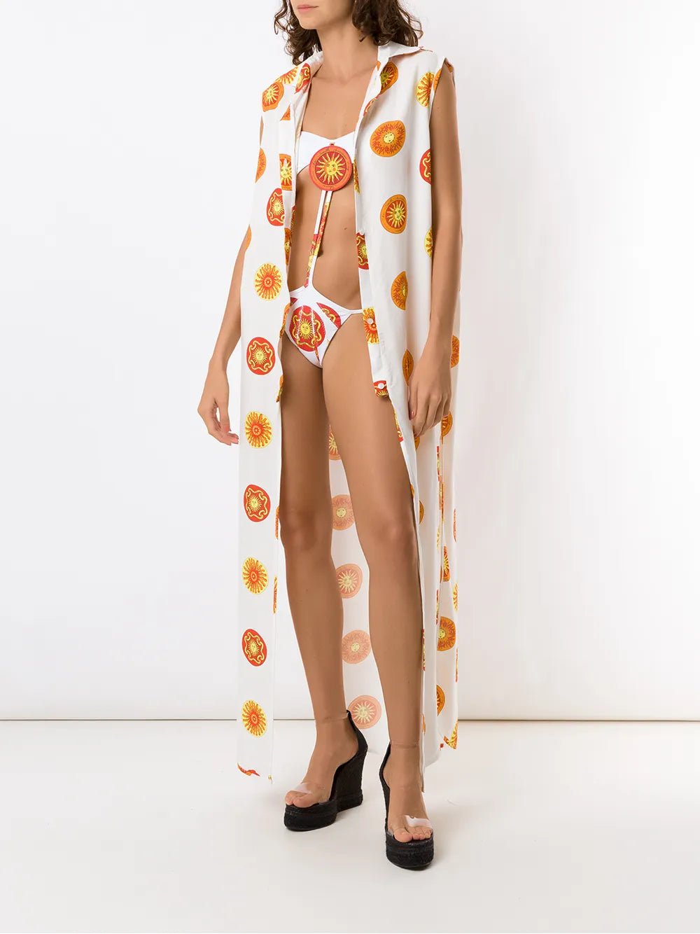 Print Sol Long Beach Dress