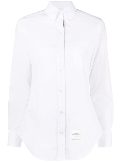 Logo-Patch Cotton Shirt