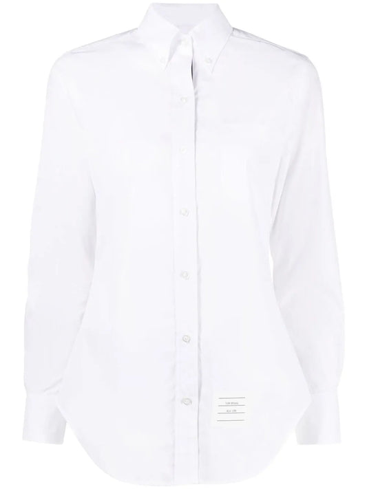 Logo-Patch Cotton Shirt