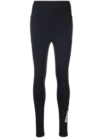 Logo-Print Scuba Leggings