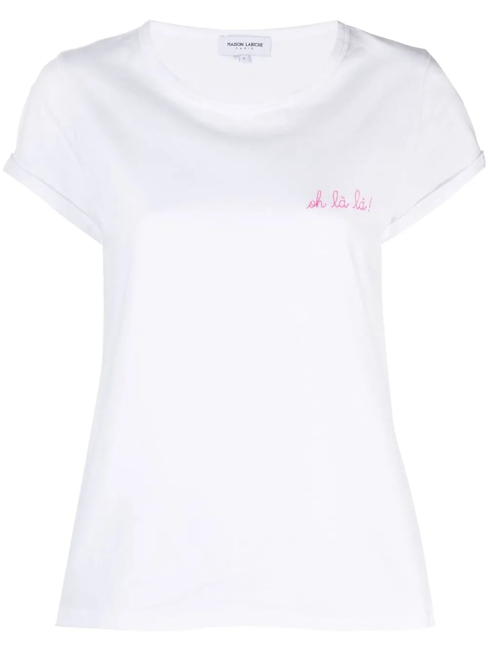 Oh La La Slogan Cotton T-Shirt