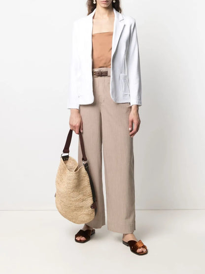 Single-Breasted Fitted Blazer