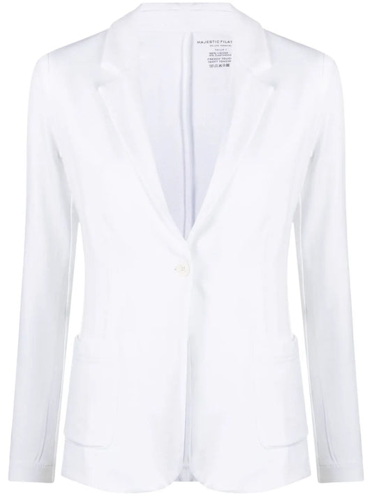 Single-Breasted Fitted Blazer