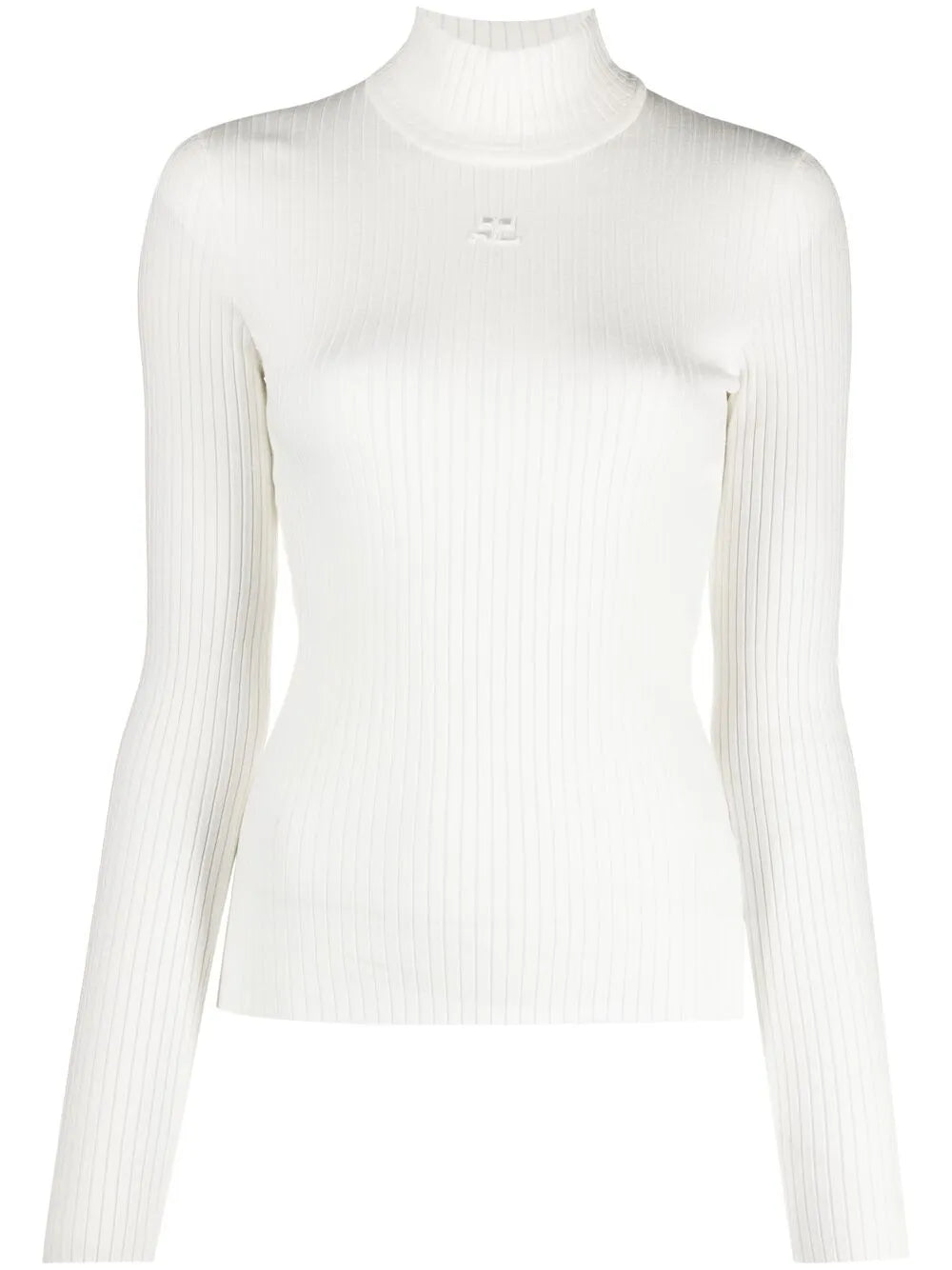 Logo Print Ribbed Jumper