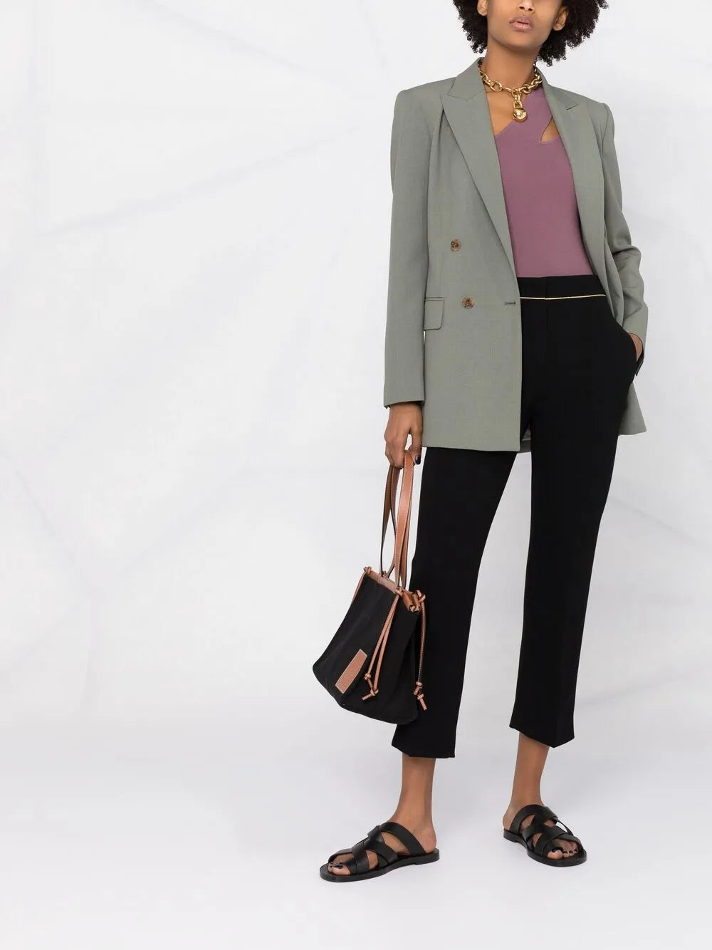 Stella Cropped Tailored Trousers