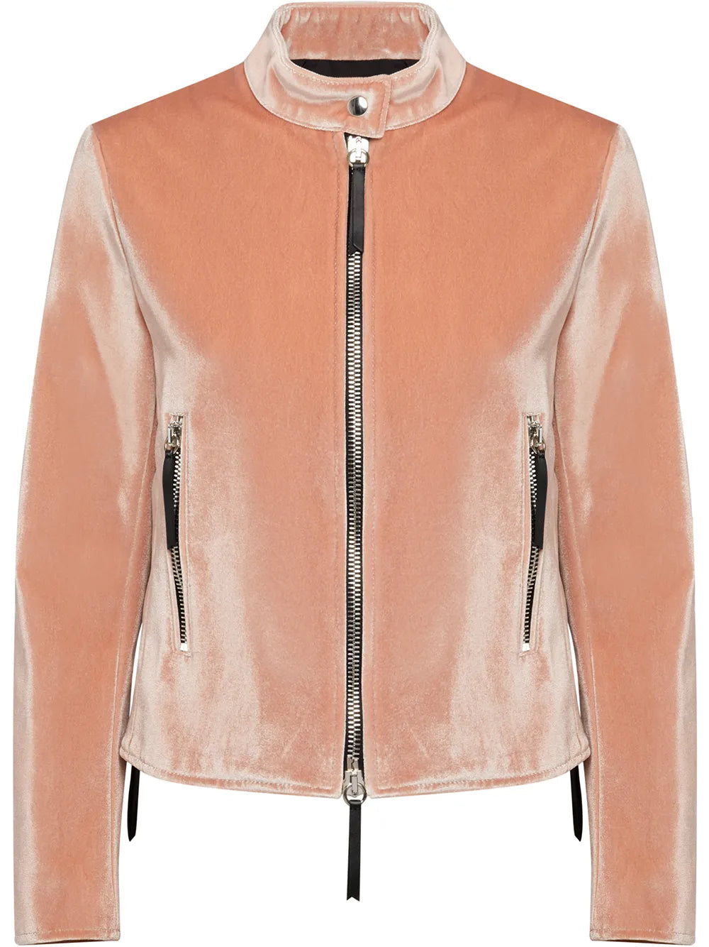 Velvet Zip-Up Jacket
