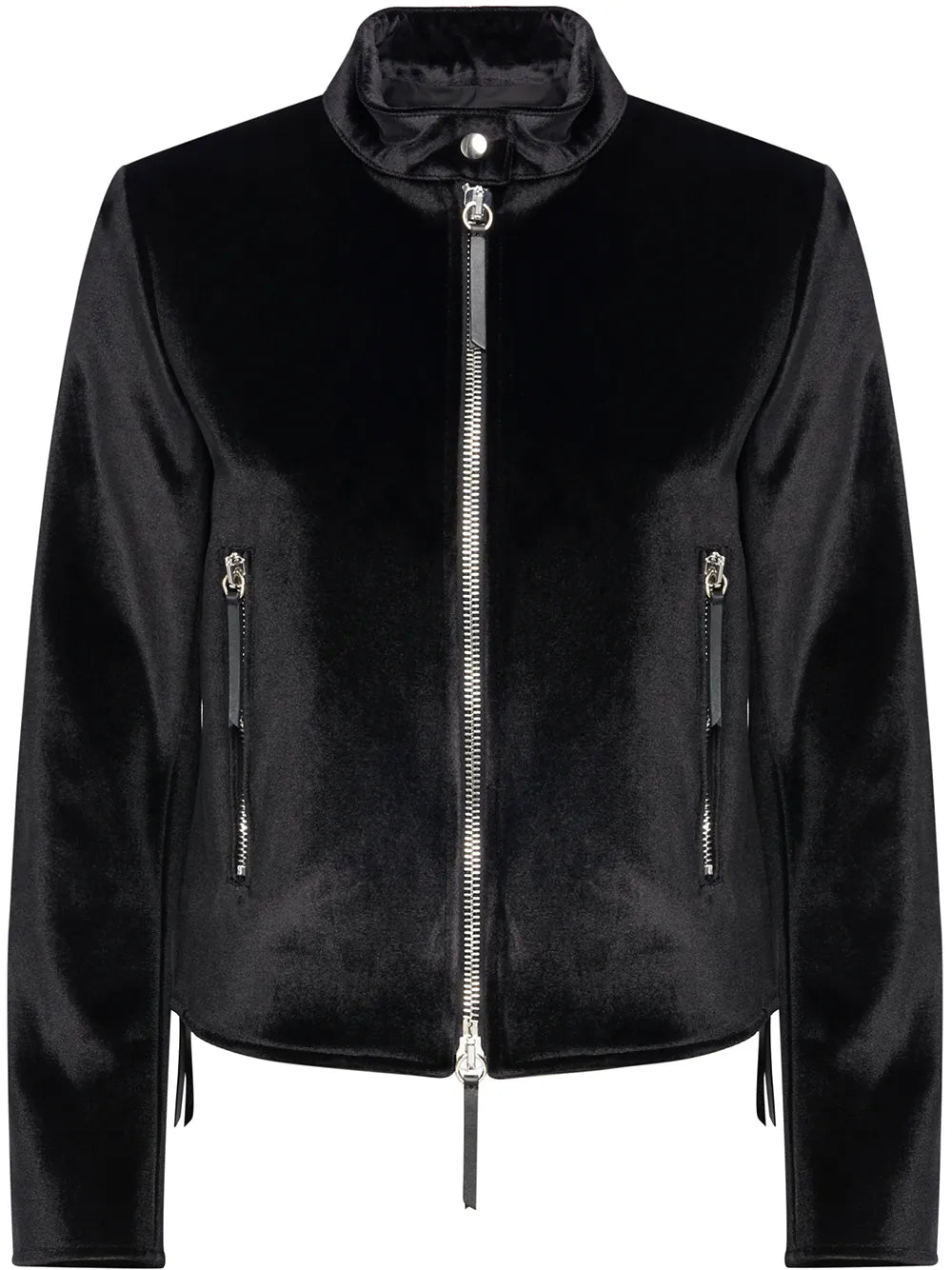 Velvet Zip-Up Jacket