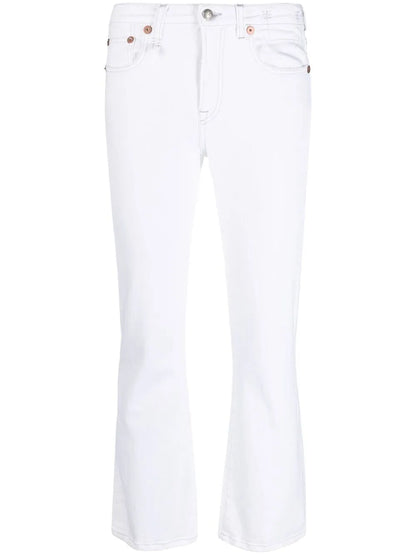 Flared Cropped Jeans