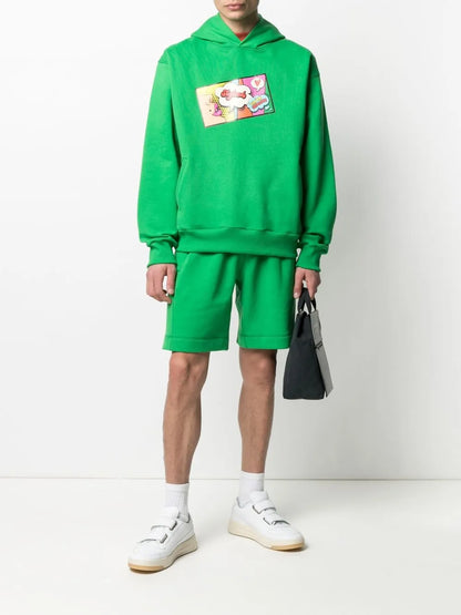 Logo Patch Track Shorts