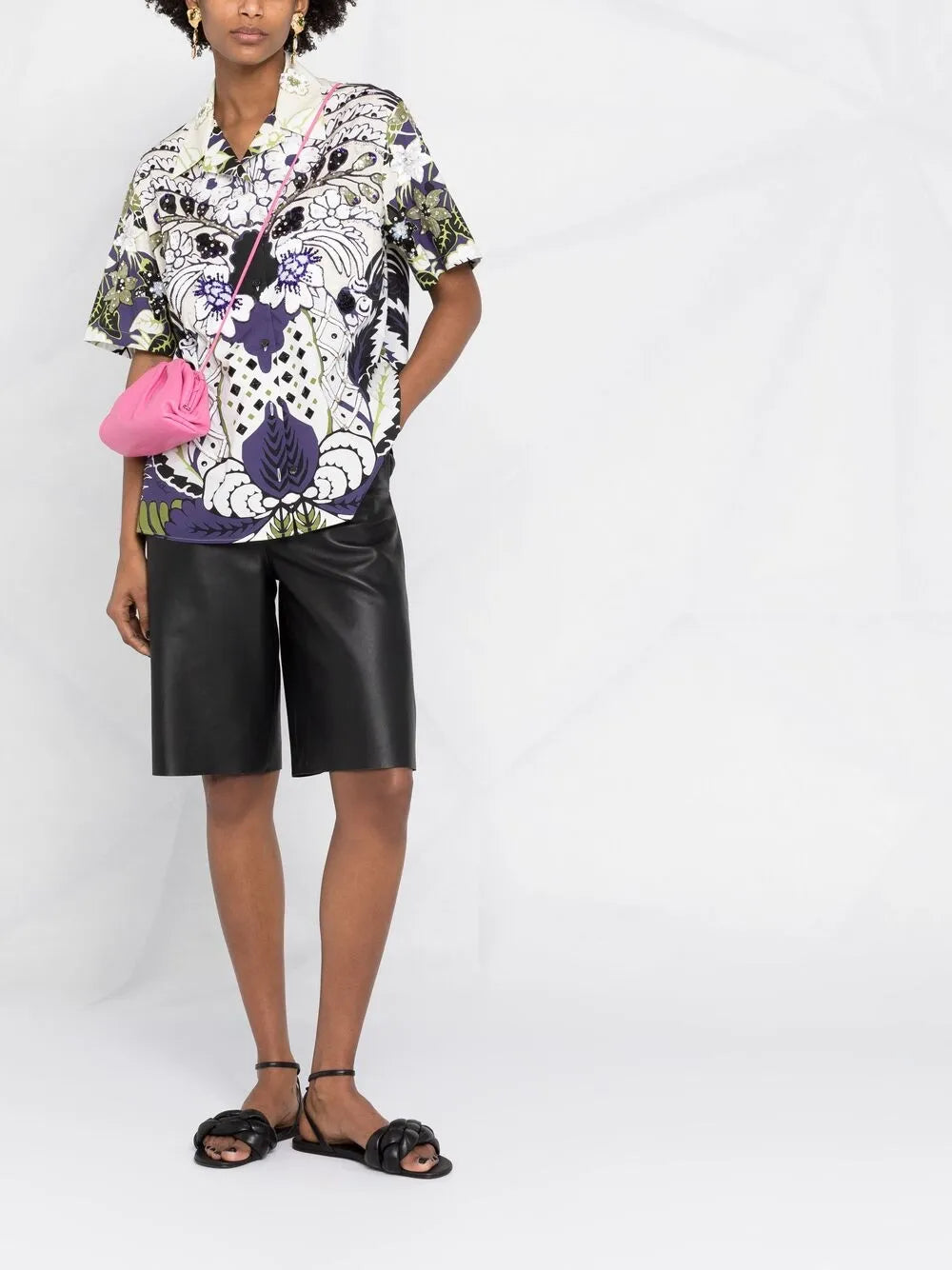Arazzo-Print Sequined Shirt