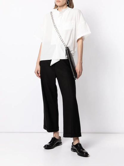 Oversized Short-Sleeve Shirt