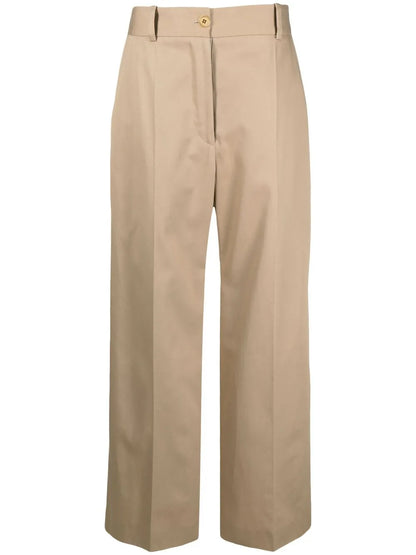 Wide-Leg Tailored Trousers