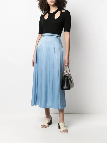 Cut-Out Knitted Top