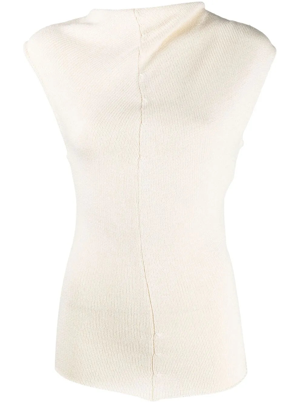 High Neck Knitted Top