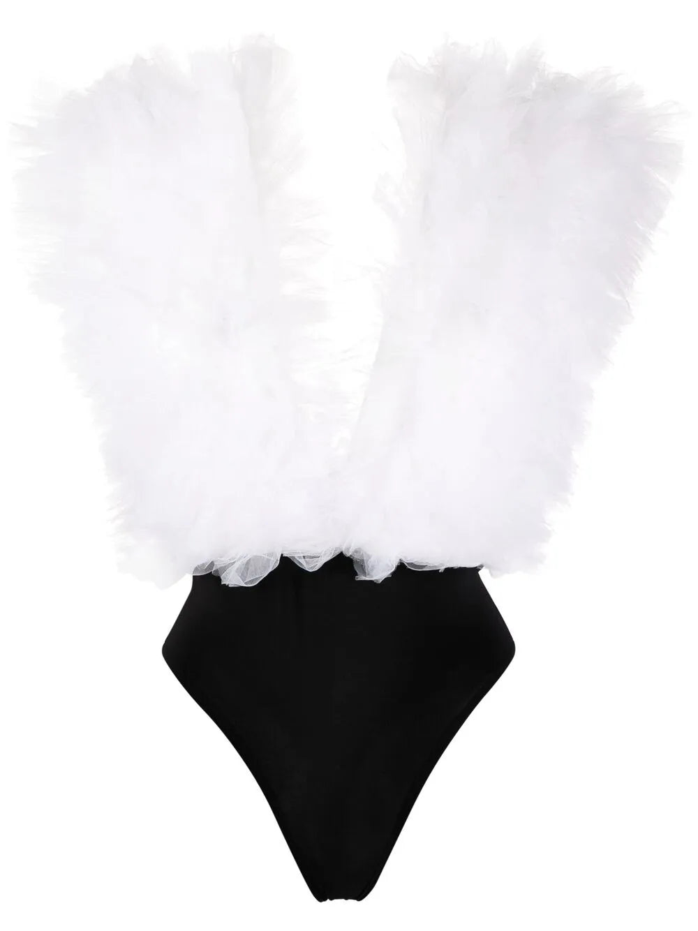 Ruffled Sleeveless Bodysuit