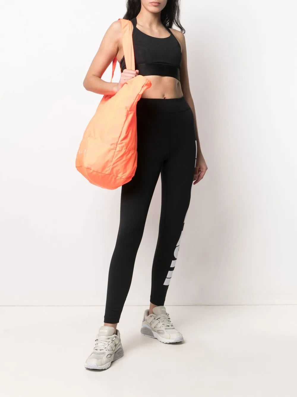 High-Rise Slogan Leggings