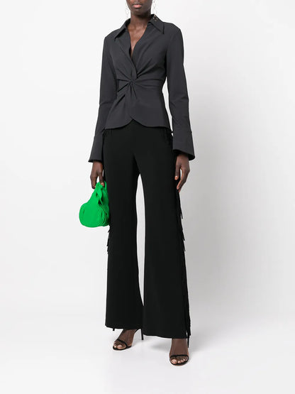 Mckenna Knot-Detail Shirt