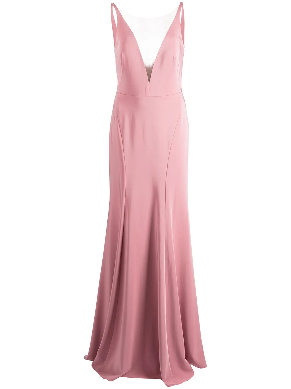 Crema Plunging V-Neck Dress